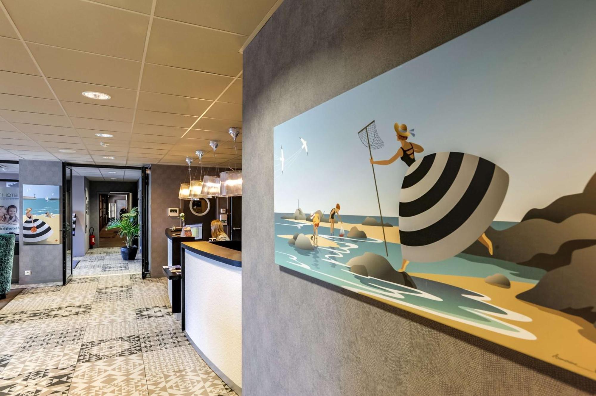 Brit Hotel Le Galion & Spa Binic Exteriör bild